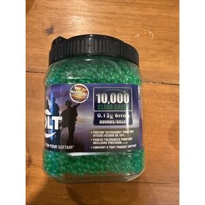 New Colt Green Competition Grade AirSoft BB's .12 Rounds 6mm Billes 10000 BB's